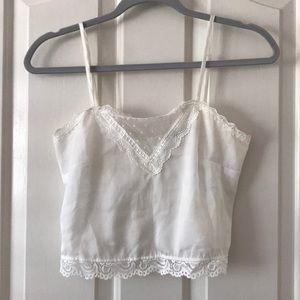 Brandy Melville Lace Crop Top